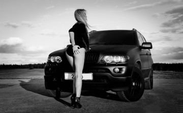 Картинка автомобили авто девушками