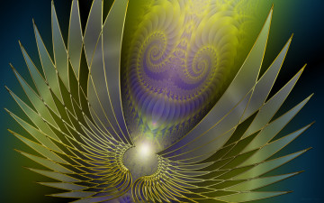 Картинка 3д графика fractal фракталы фон рисунок узор