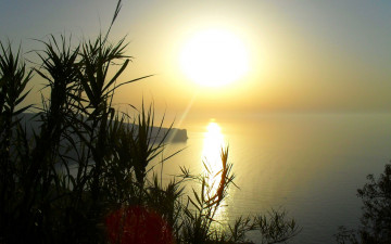 Картинка природа восходы закаты море солнце вид