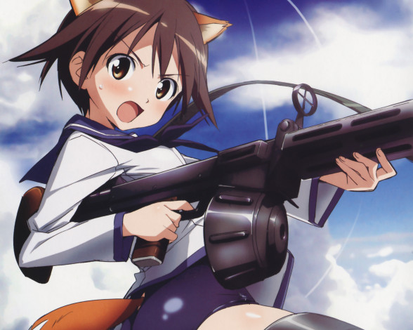 Обои картинки фото аниме, strike, witches