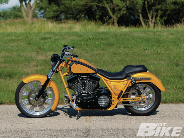 Обои картинки фото мотоциклы, customs, side