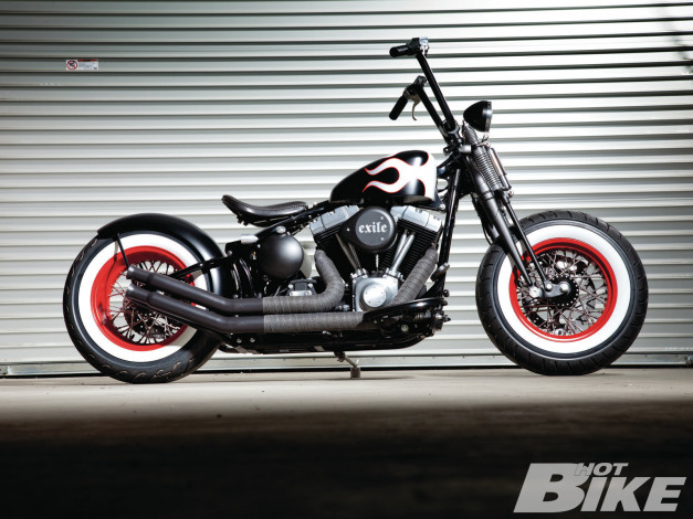 Обои картинки фото мотоциклы, customs, side