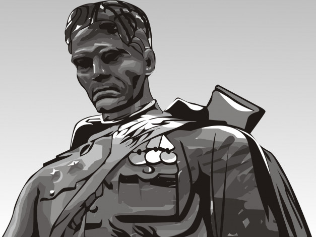 Обои картинки фото рисованные, армия, солдат