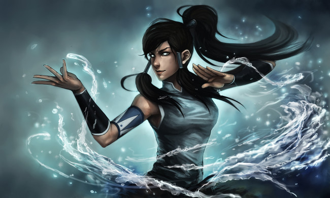 Обои картинки фото korra, фэнтези, девушки, avatar, the, legend, of