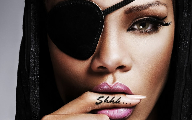 Обои картинки фото rihanna, музыка, повязка