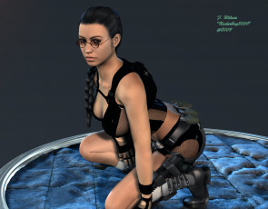 Картинка 3д графика people люди девушка