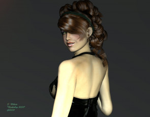 Картинка 3д графика people люди девушка