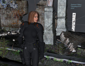 Картинка 3д графика people люди девушка