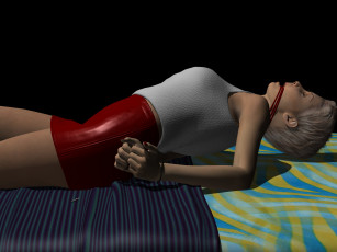 Картинка 3д графика people люди девушка