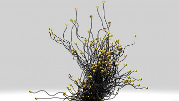 Картинка 3д графика другое шары