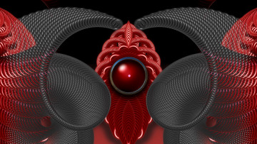 Картинка 3д графика fractal фракталы узор