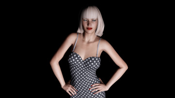 Картинка 3д графика people люди девушка