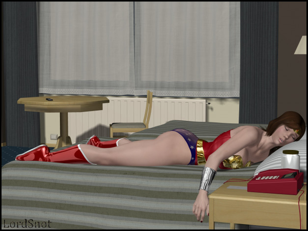 Обои картинки фото 3д, графика, people, люди, сон, телефон, кровать, девушка