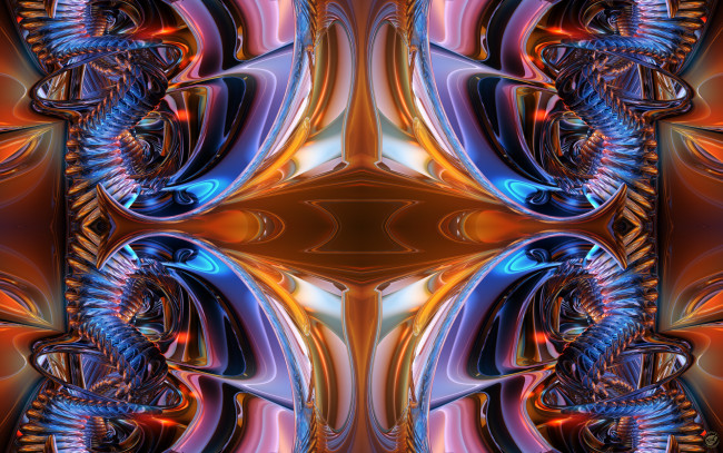 Обои картинки фото 3д, графика, fractal, фракталы, цвета, узор, фон