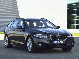 обоя автомобили, bmw, 520d, темный, touring, f11, 2013г