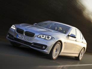 Картинка автомобили bmw f10 sedan 518d светлый 2013г