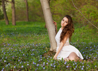 Картинка екатерина+томчук девушки цветы платье