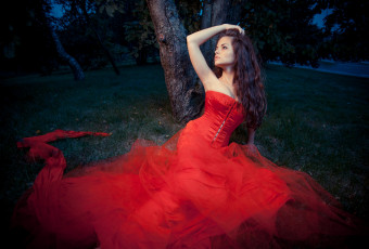 Картинка девушки -unsort+ брюнетки +шатенки страсть платье