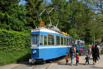 Картинка техника трамваи трамвай город улица рельсы