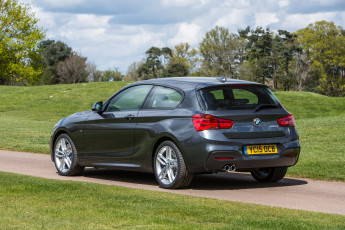 Картинка автомобили bmw темный 5-door m135i 2015г f20 uk-spec