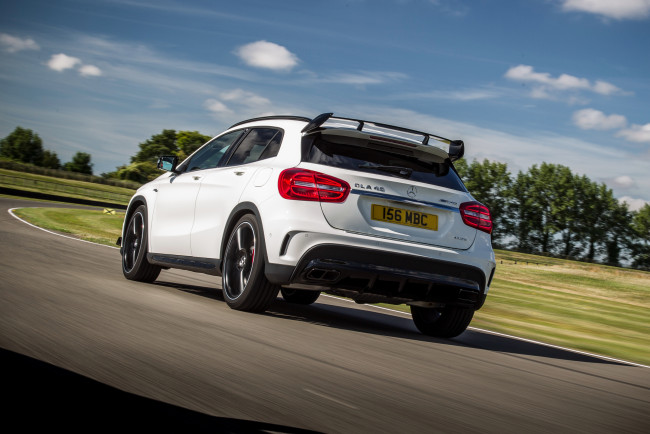 Обои картинки фото автомобили, mercedes-benz, 2014г, x156, uk-spec, amg, gla, 45