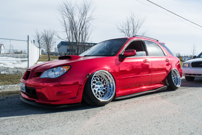 Обои картинки фото subaru impreza stance, автомобили, subaru, impreza, stance
