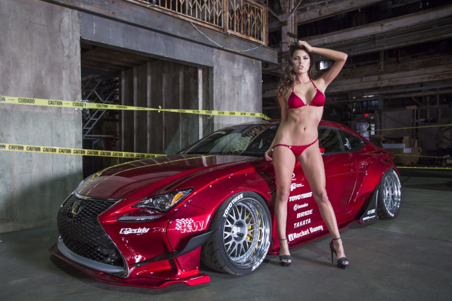 Обои картинки фото автомобили, -авто с девушками, lexus