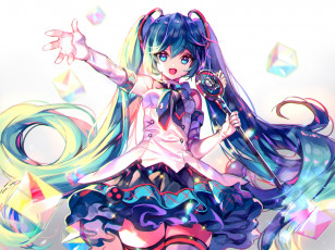 Картинка аниме vocaloid hatsune miku