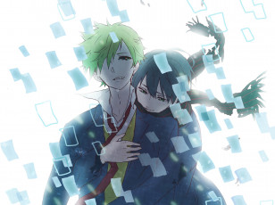 Картинка аниме kyoukai+no+kanata двое