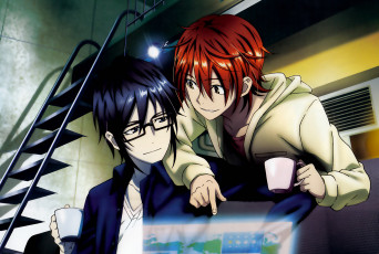 Картинка аниме k+project парни