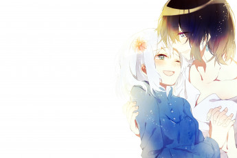 Картинка аниме howl`s+moving+castle двое