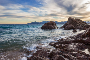 Картинка природа побережье пляж берег канны франция море