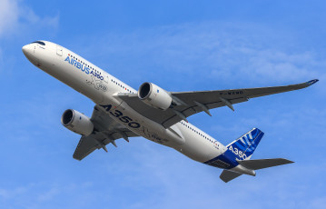Картинка airbus+a350-900+xwb авиация пассажирские+самолёты авиалайнер