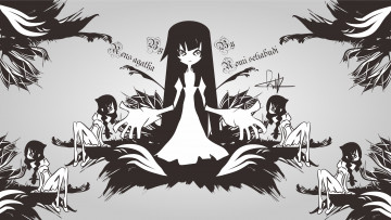 Картинка аниме bakemonogatari фон взгляд девушка