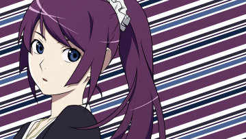 Картинка аниме bakemonogatari фон взгляд девушка