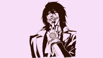 Картинка аниме hellsing алукард