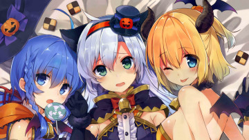 Картинка аниме rokudenashi+majutsu+koushi+to+akashic+records halloween