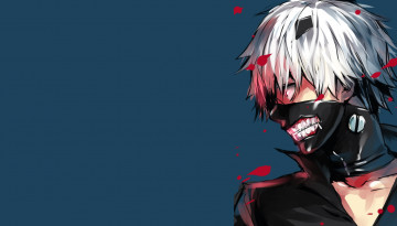 Картинка аниме tokyo+ghoul канеки