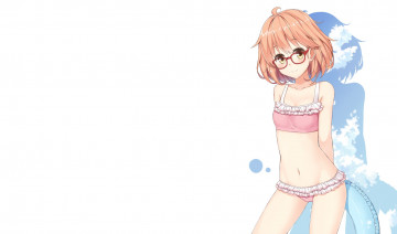 Картинка аниме kyoukai+no+kanata мирай