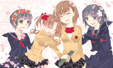 Картинка аниме toaru+majutsu+no+index фон взгляд девушки