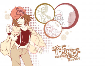 Картинка аниме bakemonogatari девушка взгляд фон