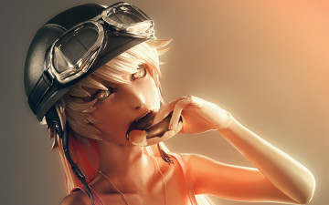 Картинка аниме bakemonogatari фон взгляд девушка