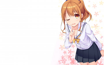 Картинка аниме eromanga-sensei фон взгляд девушка