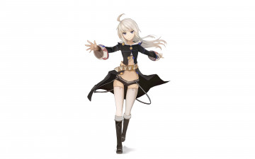 Картинка аниме grimoire+of+zero девушка взгляд фон