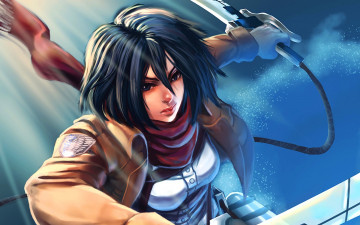 Картинка аниме shingeki+no+kyojin персонаж