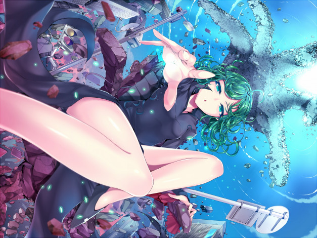 Обои картинки фото аниме, one punch man, девушка