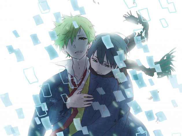 Обои картинки фото аниме, kyoukai no kanata, двое