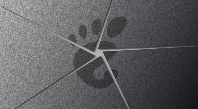 Обои картинки фото компьютеры, gnome, логотип, фон