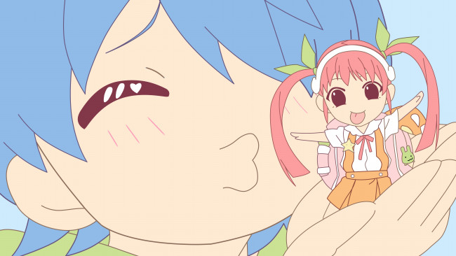 Обои картинки фото аниме, bakemonogatari, фон, взгляд, девушка