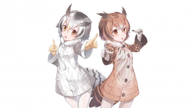 Обои картинки фото аниме, kemono friends, kemono, friends